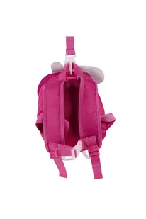 Plecak dziecięcy przedszkolny z paskiem do kontroli rodzicielskiej Świnka Peppa - różowy - Plecaki szkolne i tornistry - miniaturka - grafika 3