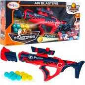 Zabawy w naśladowanie dorosłych - PISTOLET PNEUMATYCZNY Karabin na KULKI PIANKOWE Luneta - miniaturka - grafika 1