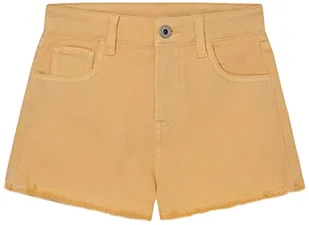Pepe Jeans Dziewczęce szorty Patty, Żółty (Shine), 10 Lata - Spodenki damskie - miniaturka - grafika 1