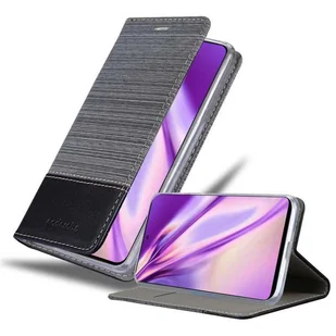 Etui Cadorabo do Samsung Galaxy A51 4G / M40s w kolorze szarym etui na telefon komórkowy pokrowiec na książkę - Etui i futerały do telefonów - miniaturka - grafika 1