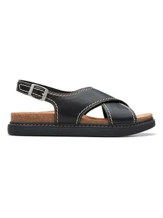 Clarks Skórzane sandały "Arwell Sling" w kolorze czarnym - Sandały damskie - miniaturka - grafika 1