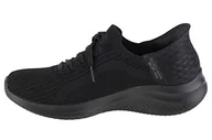 Trampki damskie - Skechers Damskie trampki Ultra Flex 3.0, czarne, 3 UK - miniaturka - grafika 1