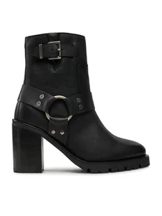 Bronx Botki New-Visor 34332-B Czarny - Botki damskie - miniaturka - grafika 1