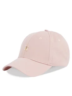Tommy Hilfiger Czapka z daszkiem Elevated Chic Cap AW0AW17128 Różowy - Czapki i chusty sportowe męskie - miniaturka - grafika 1