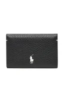 Portfele - Polo Ralph Lauren Mały Portfel Męski 427949873014 Czarny - miniaturka - grafika 1