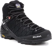 Buty trekkingowe damskie - Buty Damskie Salewa Alp 2 Trainer Mid Gore-Tex black/black 42 - miniaturka - grafika 1