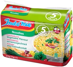 Zupa makaronowa instant o smaku warzywnym 5 x 75g - Indomie - Kuchnie świata - miniaturka - grafika 1