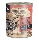 Mokra karma dla psów - Wiejska Zagroda Leśne smaki z dzikiem i jagnięciną 800g - miniaturka - grafika 1