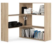 Półki do salonu - Narożny regał z otwartymi półkami dąb sonoma Z2-E91 - miniaturka - grafika 1
