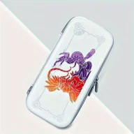 Akcesoria do Nintendo - TEMU Etui ochronne EVA do przenoszenia konsoli Nintendo Switch i Switch OLED - torba podróżna uchwytami na karty z , kompatybilna z edycjami i Violet - miniaturka - grafika 1