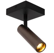 Lampy sufitowe - Stylowy reflektor sufitowy Grado w kolorze brązowym - miniaturka - grafika 1