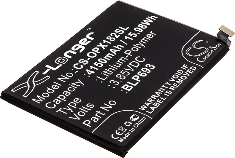 TECHTEK Baterie kompatybilny z [OPPO] Realme 3, RMX1821, RMX1825 zastępuje BLP693