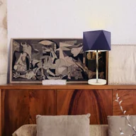 Lampy stojące - Chromowana lampka nocna do salonu WUHU - miniaturka - grafika 1