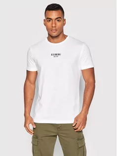 Koszulki i topy damskie - Iceberg T-Shirt 22II1P0F01A6320 Biały Regular Fit - grafika 1