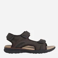 Sandały męskie - Sandały męskie sportowe Geox U25ELA0EK14-C6009 45 30 cm Kawowe (8050036561336) - miniaturka - grafika 1