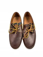 Półbuty męskie - Brązowe eleganckie półbuty męskie RODD&GUNN 44 - miniaturka - grafika 1