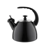 Czajniki na gaz - Czajnik emaliowany gładki Aperto 2,2l czarny - miniaturka - grafika 1