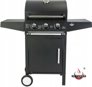 GRILL GAZOWY OGRODOWY EL FUEGO SAN ANGELO 8.4kW ! + REDUKTOR Z WĘŻEM - Grille gazowe - miniaturka - grafika 1