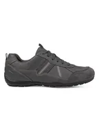 Trampki męskie - Geox Skórzane sneakersy "Ravex" w kolorze szarym - miniaturka - grafika 1