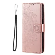 Etui i futerały do telefonów - Pokrowiec König Design kompatybilny z etui na telefon komórkowy Xiaomi Redmi Note 11 Pro / Note 11 Pro+ 5G ze skóry syntetycznej - etui na telefon komórkowy w kolorze różowego złota - miniaturka - grafika 1