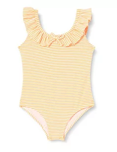 NAME IT Nmfziline kostium kąpielowy dla dziewcząt, pomarańczowy (Orange Pop), 86/92 cm - Stroje kąpielowe - miniaturka - grafika 1