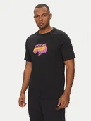 Koszulki męskie - Reebok T-Shirt 100218834 Czarny Regular Fit - miniaturka - grafika 1