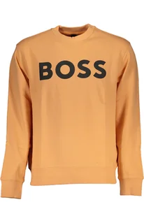 POMARAŃCZOWA BLUZA BEZ ZAMKA MĘSKA HUGO BOSS - Bluzy męskie - miniaturka - grafika 1