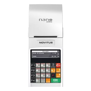 Kasa fiskalna Novitus Nano Online biała, LAN, Bluetooth - Kasy fiskalne - miniaturka - grafika 1