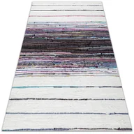 Dywany zewnętrzne - Dywan na taras do ogrodu na balkon Kolorowe paski 60x90 cm - miniaturka - grafika 1