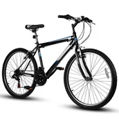 Rowery - Maltrack Attack 26 cali Czarno-biało-niebieski 2022 - miniaturka - grafika 1