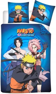 Pościel Naruto Shippuden Sasuke Sakura Manga Anime 140x200 Worek - Pościel dla dzieci - miniaturka - grafika 1
