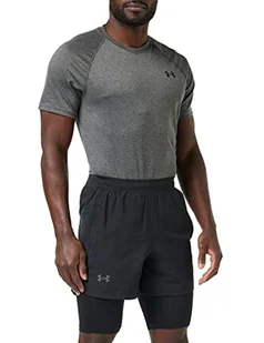 Under Armour Launch 2N1 szorty męskie, M, czarne - Spodenki damskie - miniaturka - grafika 1