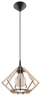 Lampy sufitowe - Sollux Lighting Lampa wisząca POMPELMO naturalne drewno - miniaturka - grafika 1