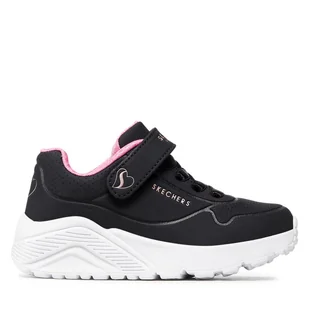 Sneakersy Skechers Uno Lite 310451L/BKRG Czarny - Buty dla dziewczynek - miniaturka - grafika 1