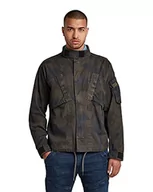 Kurtki męskie - G-STAR RAW Męska kurtka sportowa Slanted Pocket Indoor, wielobarwny (asfalt gd swedish big camo C318-C715), M - miniaturka - grafika 1