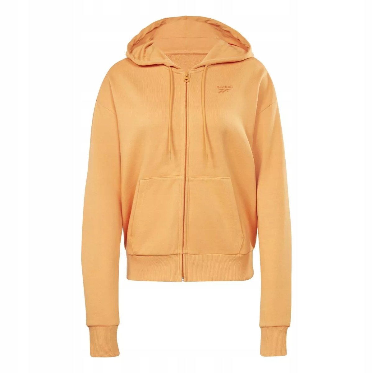 REEBOK - BLUZA DAMSKA - RL SL FRENCH TERRY FZ H54756 pomarańczowa