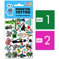 Zabawki kreatywne - TATUAŻE ZMYWALNE DLA DZIECI MINECRAFT WZORY ORYGINALNE - miniaturka - grafika 1