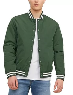 Bestseller A/S Jjwarrior College Bomber kurtka męska, Widok górski, szczegóły: ze wskazówkami, XL - Kurtki męskie - miniaturka - grafika 1