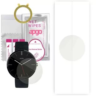 1x Folia hydrożelowa MATOWA do Motorola Moto 360 - apgo Smartwatch Hydrogel MATTE Protection Ochrona na ekran smartwatcha - Akcesoria do smartwatchy - miniaturka - grafika 1