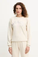 Bluzy damskie - Silvian Heach bluza MARAUL damska kolor beżowy z aplikacją GPA25017FE - miniaturka - grafika 1