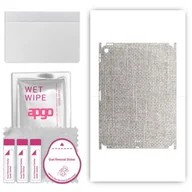 Akcesoria do tabletów i e-booków - folia naklejka skórka strukturalna na TYŁ+BOKI do Apple iPad Air 2022 - Tkanina Denim Szary - apgo SKINS - miniaturka - grafika 1