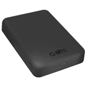 Powerbanki - Powerbank SBS TEBB10000QI2K Qi2 10000 mAh 20W Czarny - miniaturka - grafika 1