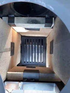 Agedin Piec szamotowy piecyk koza 12 cegieł atest 6-10kW na drewno (kolor: czarny) 57680089 - Piece wolnostojące - miniaturka - grafika 4