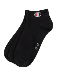 Skarpety z detalem z logo, w zestawie 3 szt., model „Quarter Sock” - Skarpetki męskie - miniaturka - grafika 1