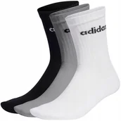 Skarpetki męskie - Skarpety adidas Linear Crew Cushioned 3P IC1302 40-42 - miniaturka - grafika 1