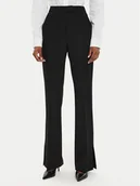 Spodnie damskie - Boss Spodnie materiałowe Tubeka4 50518874 Czarny Slim Fit - miniaturka - grafika 1