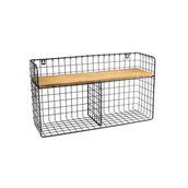 Meble modułowe i akcesoria - Półka dekoracyjna trójdzielna Loft 51x15x28 cm - miniaturka - grafika 1