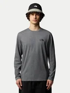 Koszulki męskie - The North Face Longsleeve Simple Dome NF0A87QN Szary Regular Fit - miniaturka - grafika 1