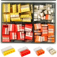 Kostki, złączki, wtyczki - Szybkozłączki elektryczne na drut kabel 100el FALON-TECH - miniaturka - grafika 1