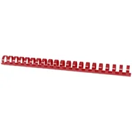 Grzbiety do bindownic - Grzbiety do bindowania OFFICE PRODUCTS 22mm czerwone plastikowe 50szt. - miniaturka - grafika 1